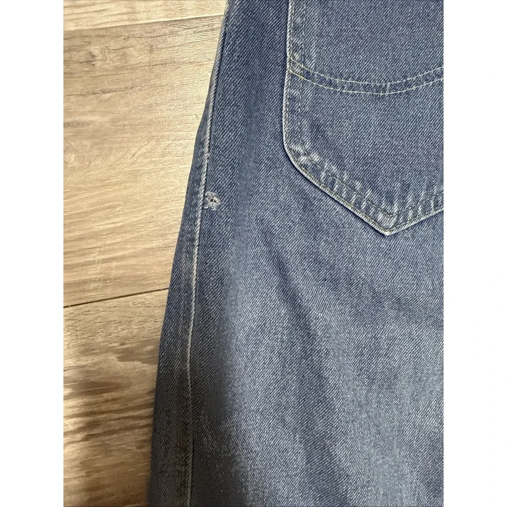 VTG 80s Lee  High Waist Tapered Mom Jeans Pleated Front Size 6‎